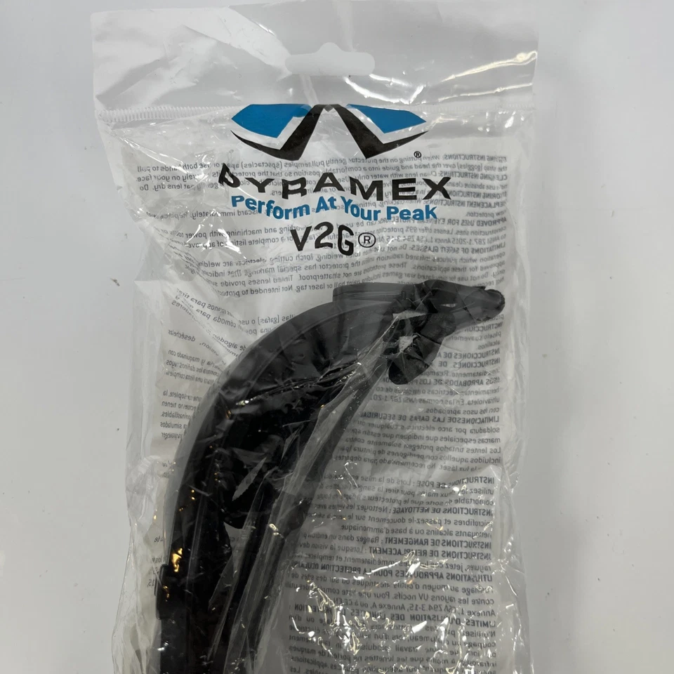 Gafas de seguridad Pyramex Safety V2G, marco negro/lente de filtro IR 5,0, talla única (... Foto 2 de 4