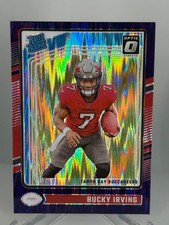 2024 Optic - Rated Rookie Bucky Irving #216 Purple Shock Prizm (RC)