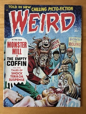 1969 Weird Monster Horror Comic Magazine Vol 3 No. 2