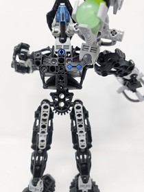 Lego 8729 -Bionicle Toa Nuparu Inika Toa As Is No Manual or Canister As Pictured