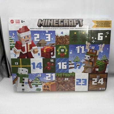 Mattel 2025 Minecraft Advent Calendar Ultra Rare collectors item 24 Figures NEW!