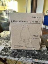 SIMOLIO Infrared Wireless TV Headphones, TV Hearing Device Digital  Analog TV