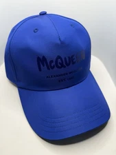 Alexander McQueen Men's Baseball Cap Logo Print