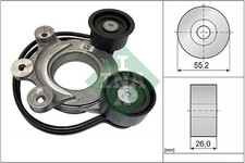 Schaeffler INA Riemenspanner Keilrippenriemen 534 0827 10 für LANDROVER SPORT 5