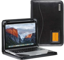 Broonel Black Leather Contour Case For ZenBook Duo UX481FL 14"