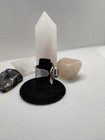 Dark Pink Quartz Natural Stone 925 Sterling Silver Ring Sz 6 — photo 2