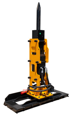 680 Hydraulic Hammer Breaker For Bobcat Skid Steer Loader Quick Attach Plate Kit