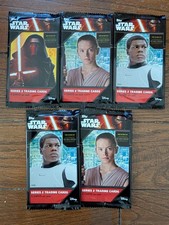 Star Wars The Force Awakens Series 2 Sealed Lot of 5 Packs 2016 Topps 