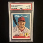 2019 Topps Archives 1958 Design Mike Trout #83 PSA 10 GEM MT Angels MVP