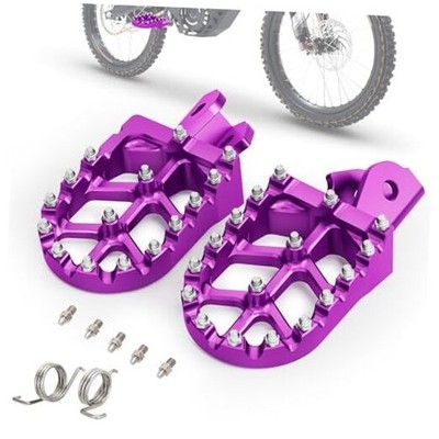 Wider Footpegs CNC for Surron LBX/E-Ride Pro SS/SR/S, Dirt Bike Foot purple