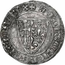 [#1281549] Kingdom of Naples, Charles II d Anjou, Carlin, 1285-1302, Naples, Sil