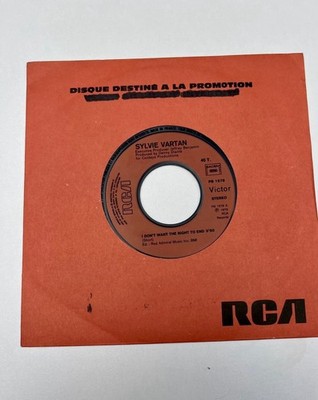 SYLVIE VARTAN 45 RPM RCA VICTOR PB1578 PROMO FRENCH POP 7  RARE 1979