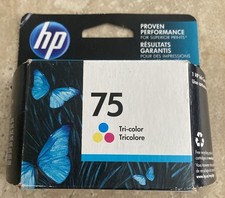 HP Original Ink Cartridge 75 Tri-Color CB337WN Option 140 NIB