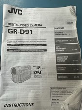 JVC GR-D91 Mini DV Camcorder and Accessories