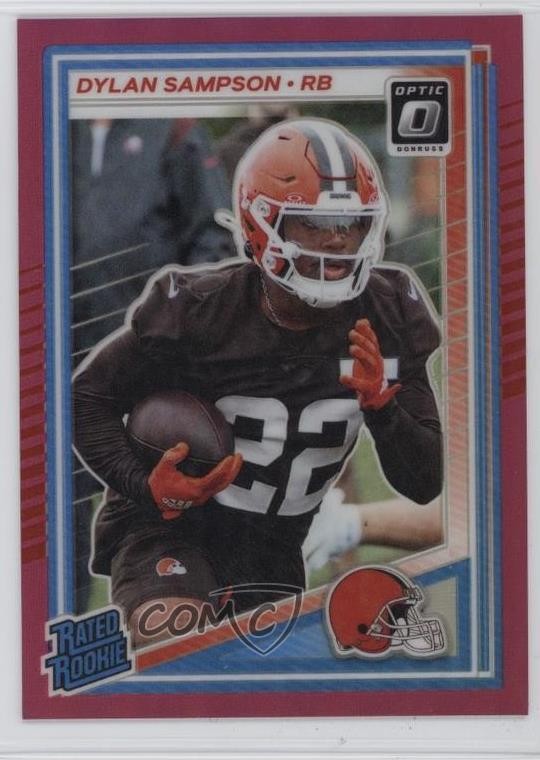 2025 Panini Donruss Optic Rated Rookie Pink Prizm Dylan Sampson #238 1nu4