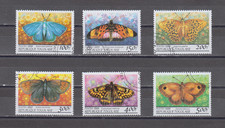 TOGO :  1999 - USED  - SCOTT #  1861b /1861g CPLT. SET / BUTTERFLIES