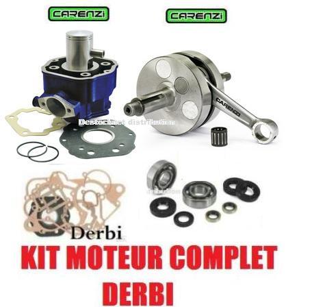 Réparer votre moteur Derbi Gilera avec ce kit complet cylindre et vilebrequin de rechange
