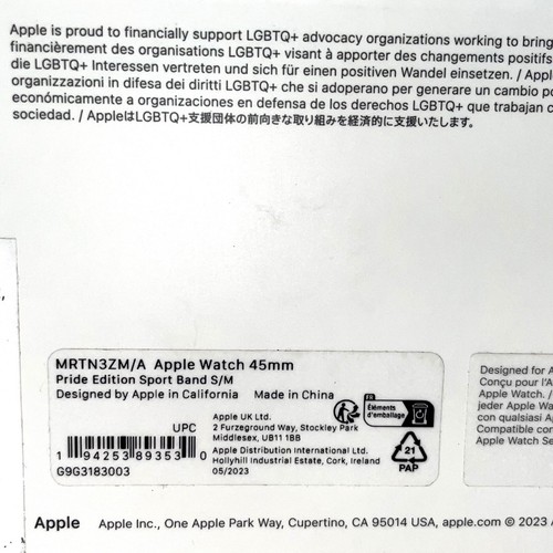 Bracelet sport Apple iWatch 38 mm 40 mm 41 mm série 2 3 4 5 6 7 8 9 SE 42 mm 44 mm 45 mm - Photo 23 sur 30