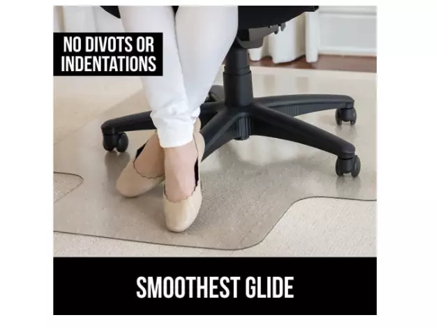 Gorilla Grip Desk Chair Mat Won t Crack Rolling Chairs Glide