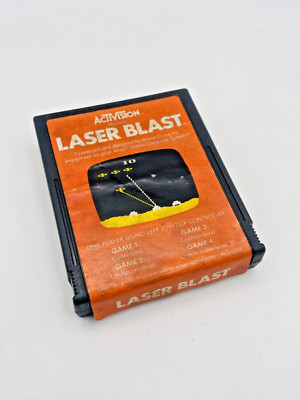 Laser Blast Activision Shoot 'em up Game Cartridge for Atari 2600 Game Console
