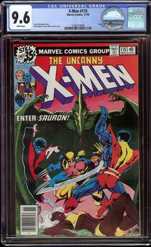 X-Men # 115 CGC 9.6 White (Marvel, 1978) John Byrne & Terry Austin cover, Sauron