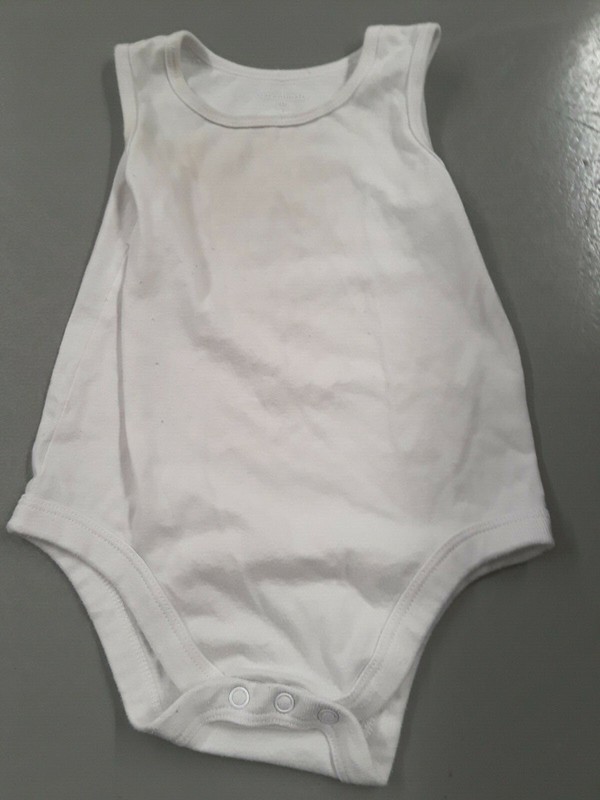 Garanimals white sleeveless bodysuit sz 24 mos.
