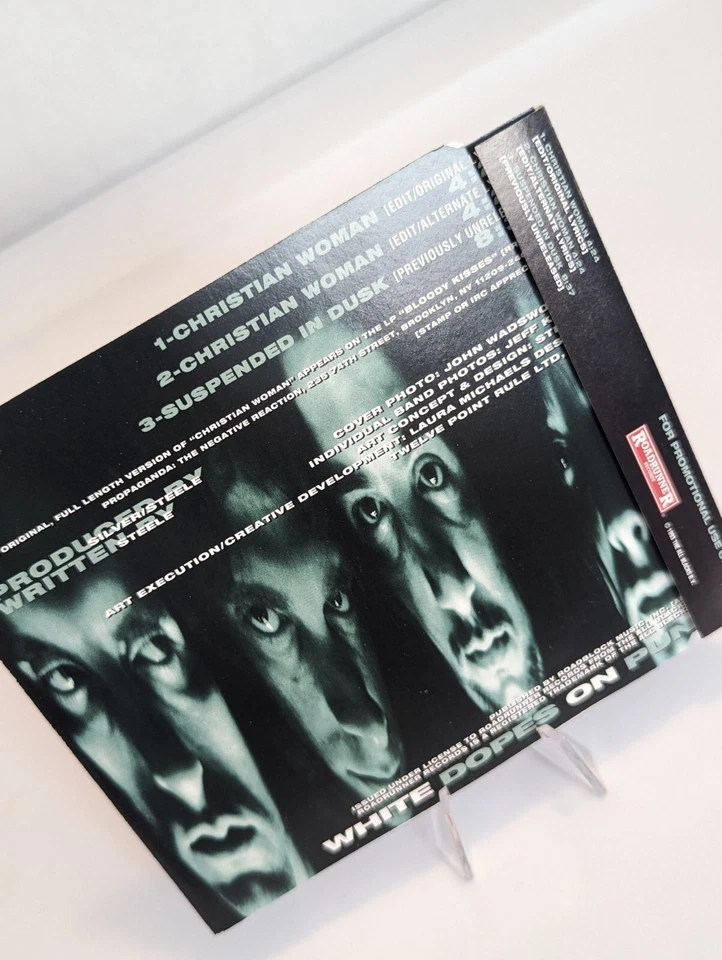 Тип O негатив христианская женщина компакт-диск сингл промо ультра редкая новом 1993 винтажный - Изображение 4 из 4