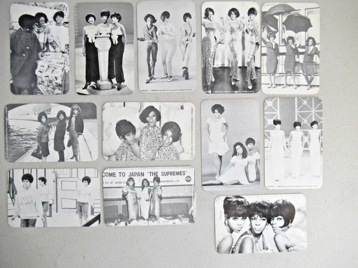 Classic DIANA ROSS & THE SUPREMES 1986 MOTOWN RECORDS 12 PHOTO