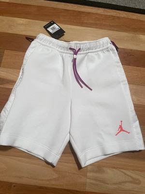 Nike Air Jordan Fleece Athletic Shorts White CK6455-100 Size XS extra small | eBay