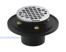 NEW Kohler K-22671-CP 6 Clearflo Round Brass Tile-in Shower Drain