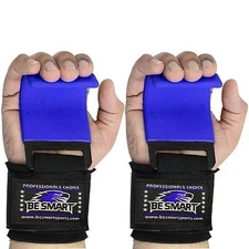 Weight Lifting Hooks Grips with Wrist Wraps & Straps Powerlifting Weightlifting