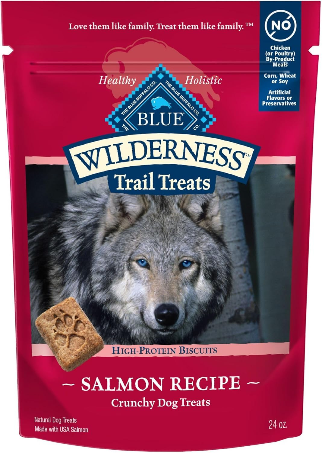 Wilderness Trail Treats Crunchy Dog Biscuits, Grain-Free and