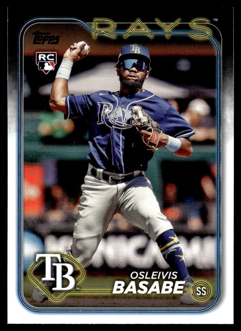 Basabe Rays 2024 Topps Series 2 #440 Osleivis Basabe RC Tampa Bay Rays | eBay
