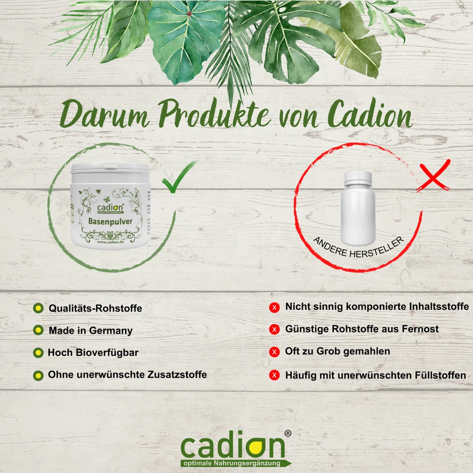 Premium Basen Pulver mit Folsäure 400g Dose (200 Portionen) SÄURE-BASEN-HAUSHALT - Bild 3 von 4