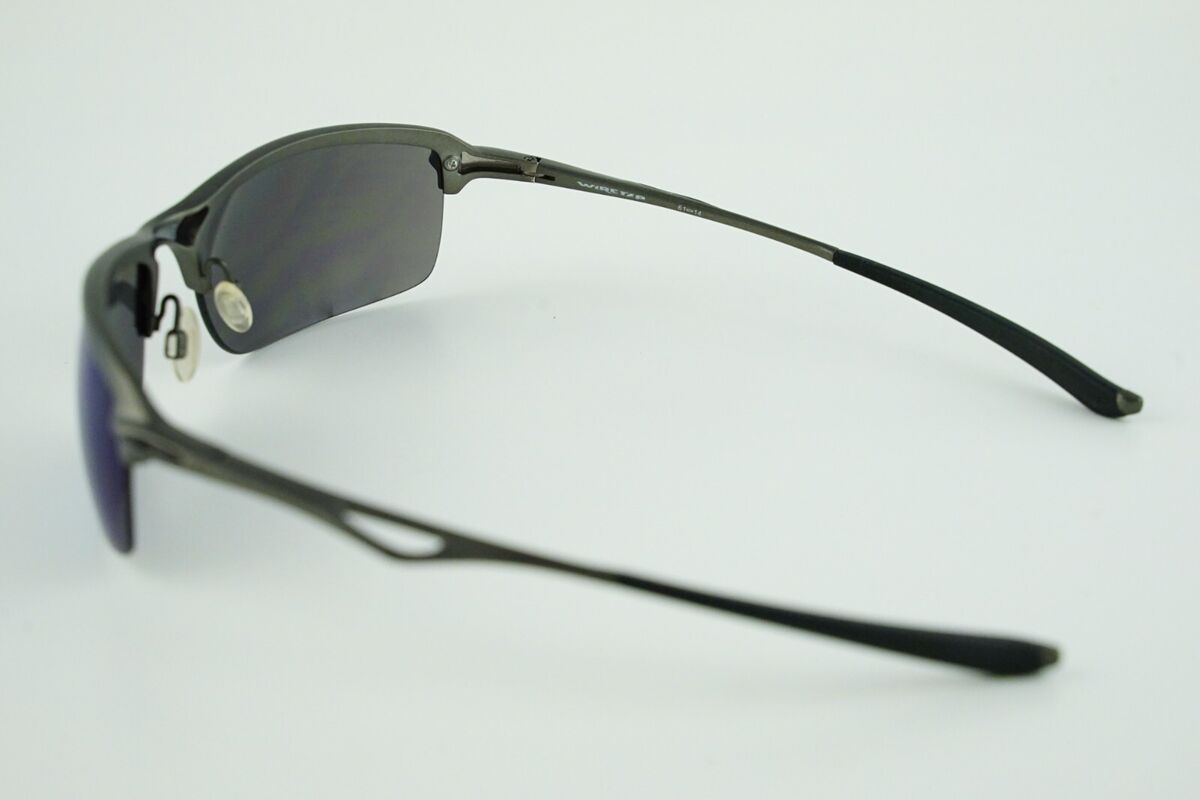 New! Oakley OO4071-02 Wiretap Carbon Grey / Ice Iridium 61 New! Oakley OO4071-02 Wiretap Carbon Grey / Ice Iridium 61