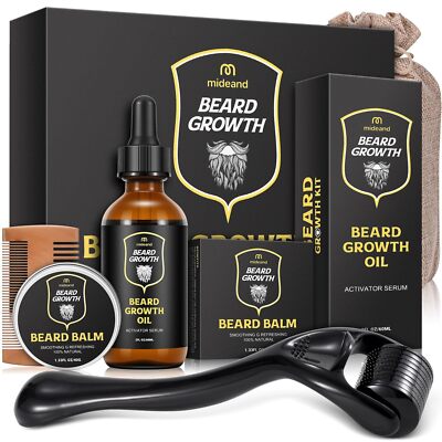 Beard Club Advanced Growth Kit Healthy Full Hair Men Grooms Oil Serum Boosts New
