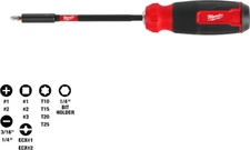 Milwaukee 48-22-2915 14-in-1 Multi-Bit Screwdriver W/ SHOCKWAVE Impact Duty Bits