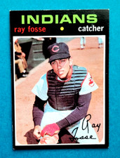 1971 Topps #125 Ray Fosse Cleveland Indians Baseball Card EX/NM