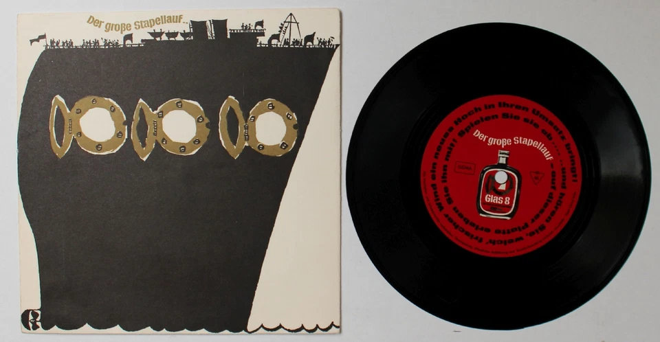 Der große Stapellauf - Glas 8 GER 1sided Promo 7inch Flexi Disc + Rare Cover!