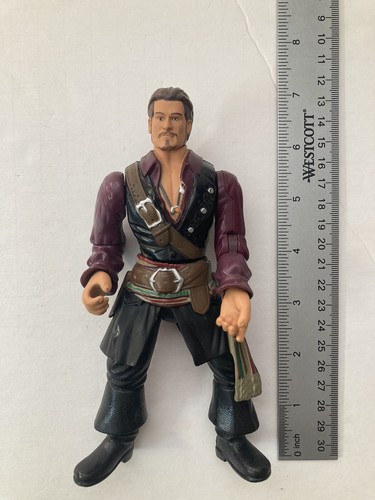 Disney Pirates Of The Caribbean 7" Figures Jack Sparrow Will Turner Zizzle - Picture 15 of 16