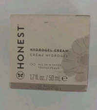HONEST Beauty Hydrogel Face Cream with Hyaluronic Acid Jojoba Squalane Oil 1.7