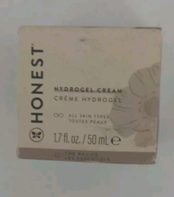 HONEST Beauty Hydrogel Face Cream with Hyaluronic Acid Jojoba Squalane Oil 1.7