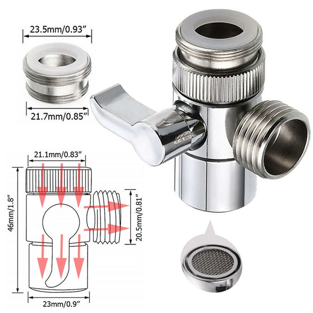 New Delta Diverter for Kitchen Spray2 handle FaucetFits Peerless