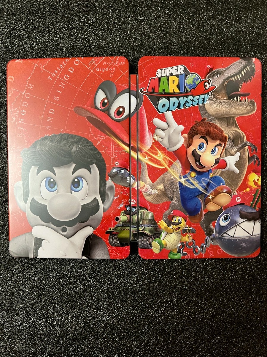 Super Mario Odyssey Nintendo Switch Custom Made Steelbook Case (NO