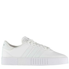 adidas court set leather trainers ladies