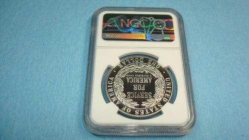 1996 S NGC PF 70 ULTRA CAMEO US MINT COMMUNITY SERVICE SILVER DOLLAR COIN $1 - Picture 6 of 6