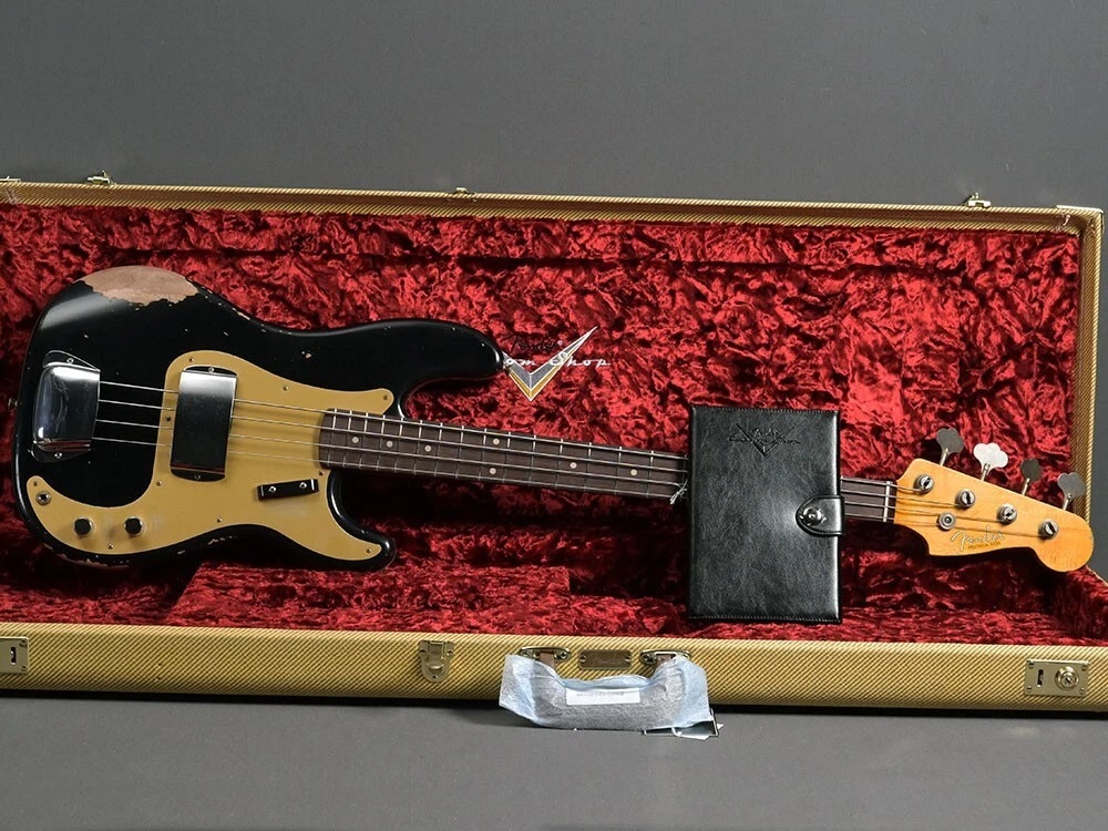 Fender Custom Shop Precision Bass 1958 Heavy Relic Black