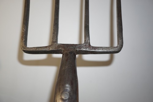 Vintage 60er Jahre Garten Jenks & Cattell Wolverhampton Riemen 4 Zinken Gabel 96 cm - Bild 9 von 10