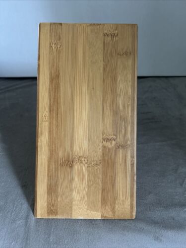 The Pampered Chef Bamboo Knife Block 16 Slots Wood Heavy Duty - Picture 5 of 8