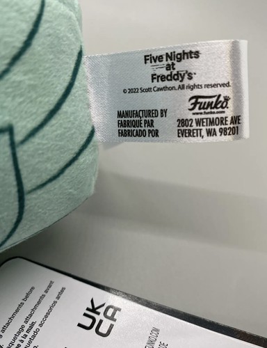 NUEVO Peluche Funko FNAF Five Nights At Freddy's EXCLUSIVO Liberty Chica - Imagen 5 de 7